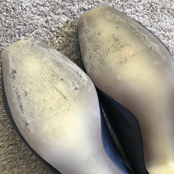 🍁5/20$!!! Satin Metallic Knot Front Formal/Prom Heels - Picture 11 of 13